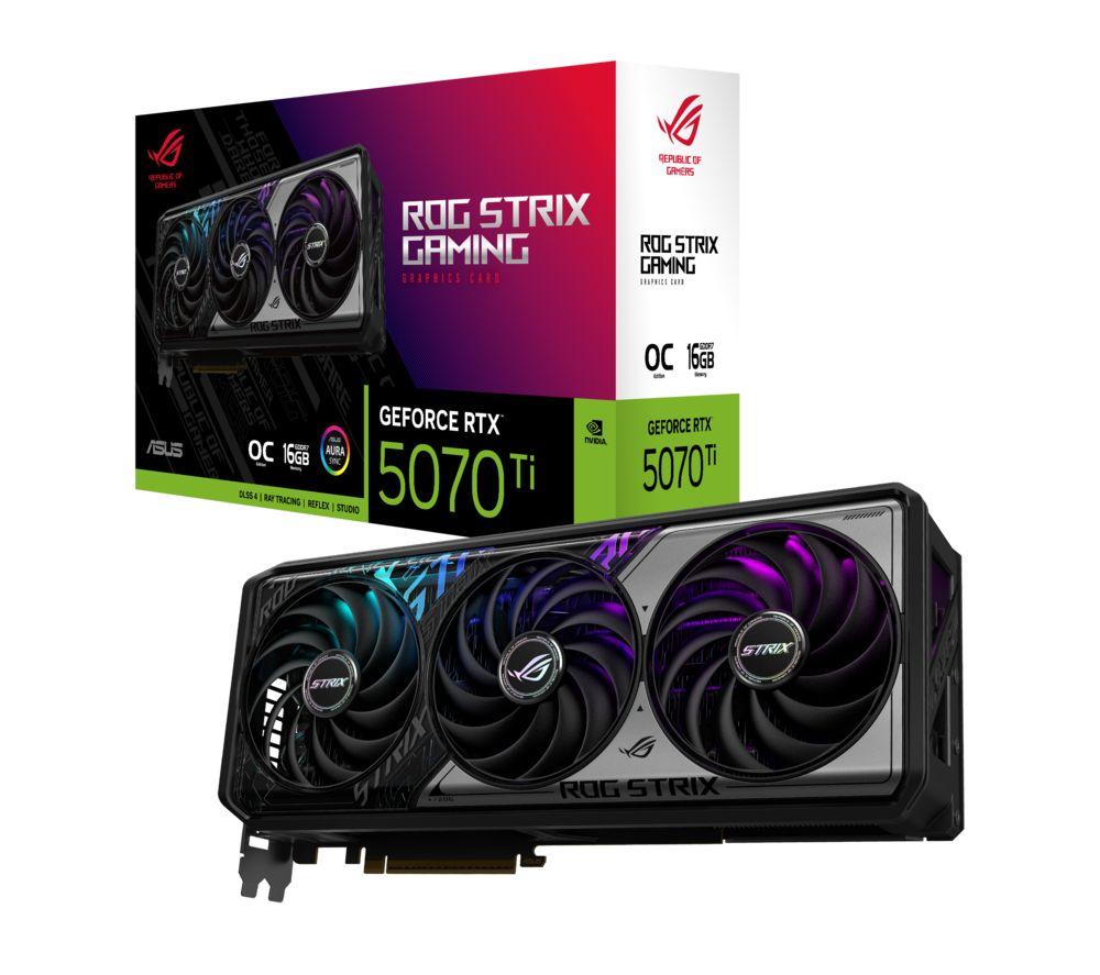 ASUS GeForce RTX 5070 Ti 16 GB OC Edition ROG Strix Graphics Card image number 12 of 13