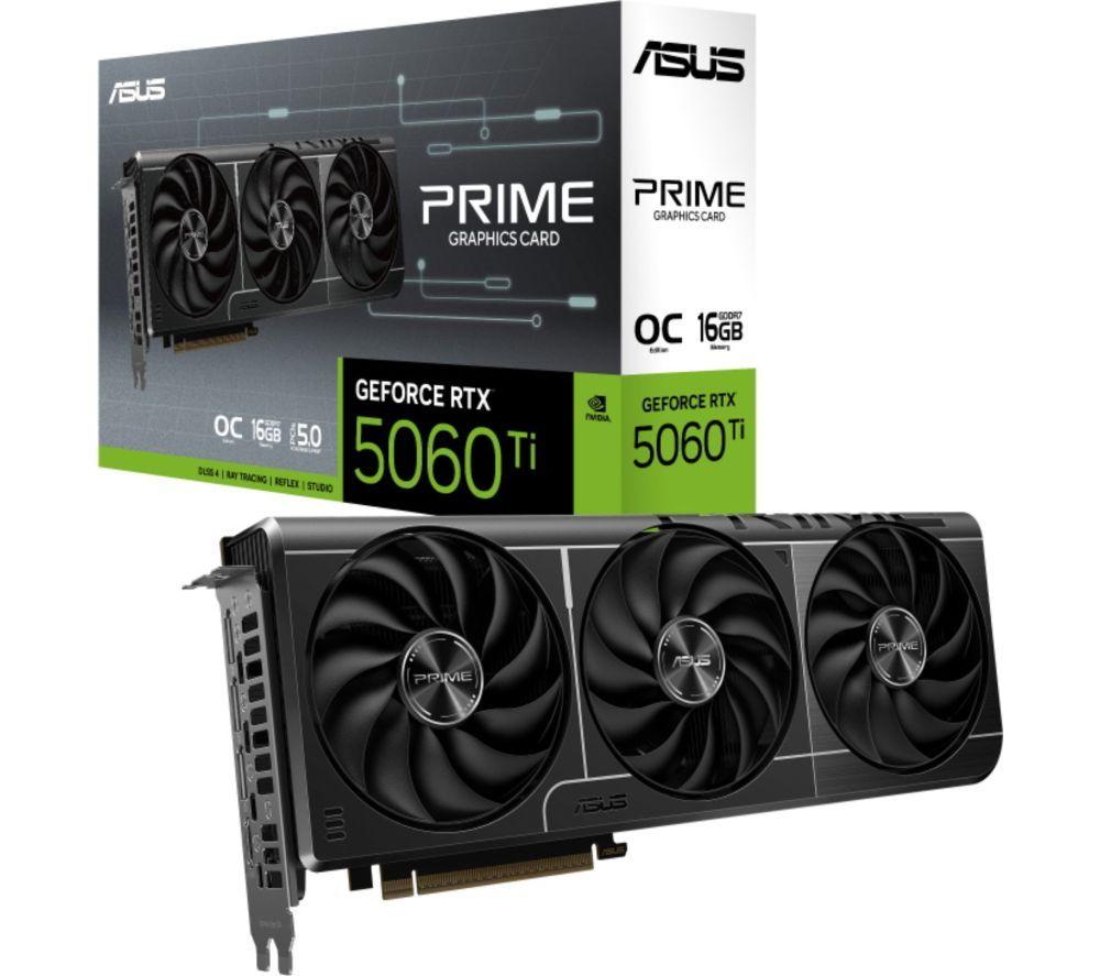 ASUS GeForce RTX 5060 Ti 16 GB Prime OC Graphics Card image number 2 of 5