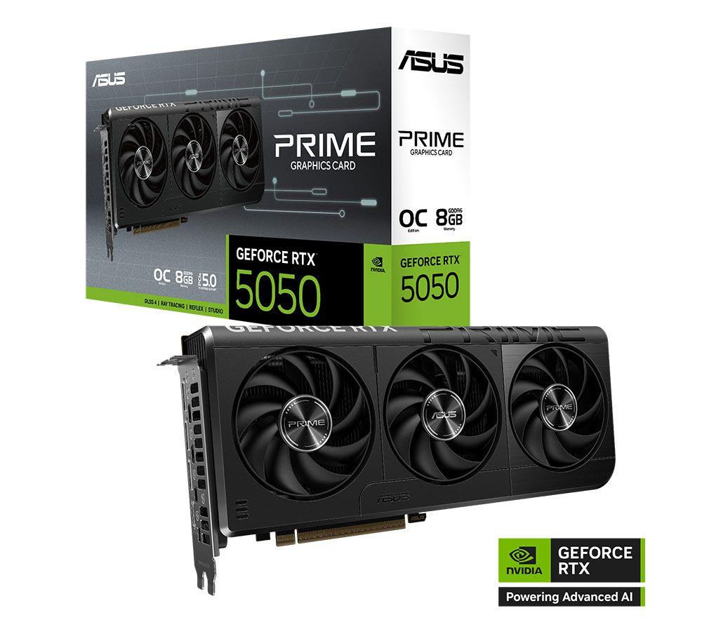 ASUS GeForce RTX 5050 8 GB Prime OC Edition Graphics Card - Black image number 11 of 19