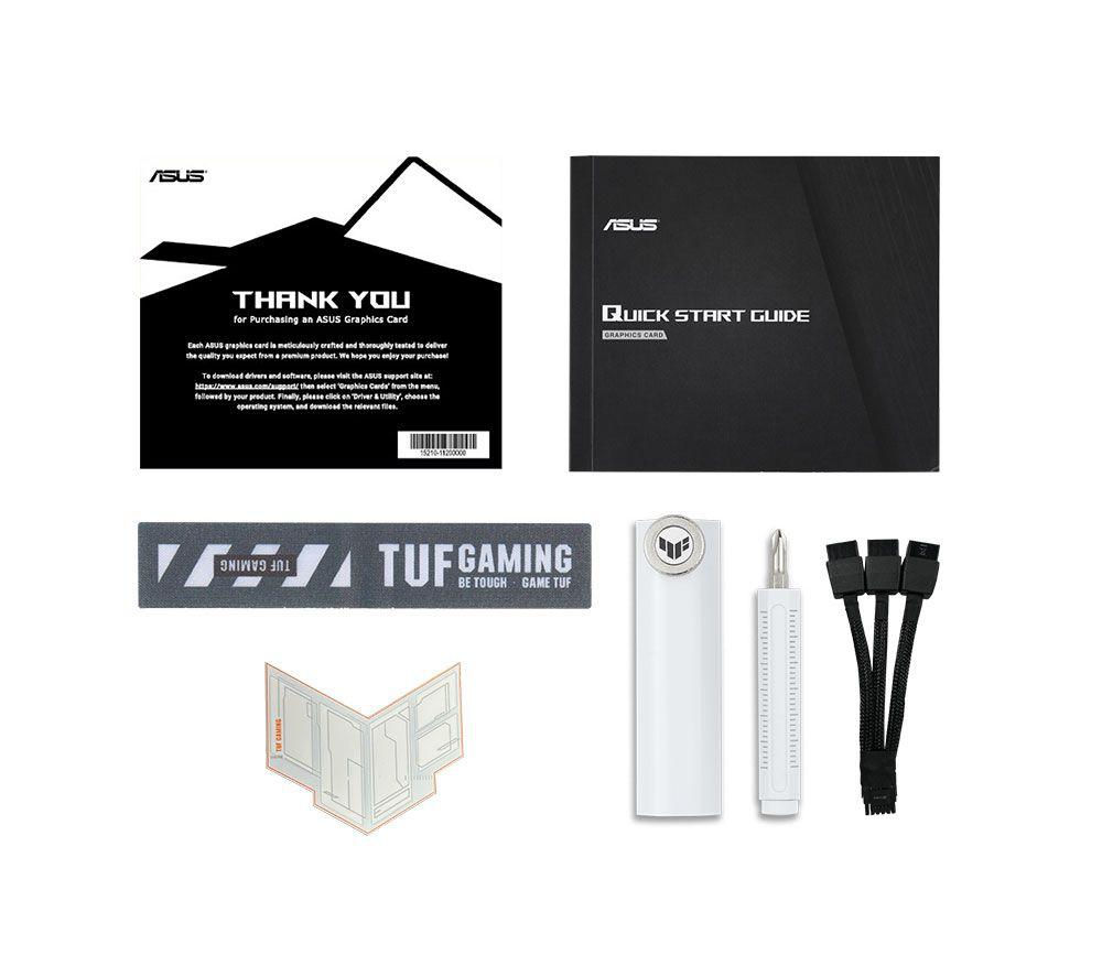 ASUS GeForce RTX 5070 Ti 16 GB TUF Gaming OC Graphics Card - White image number 11 of 12