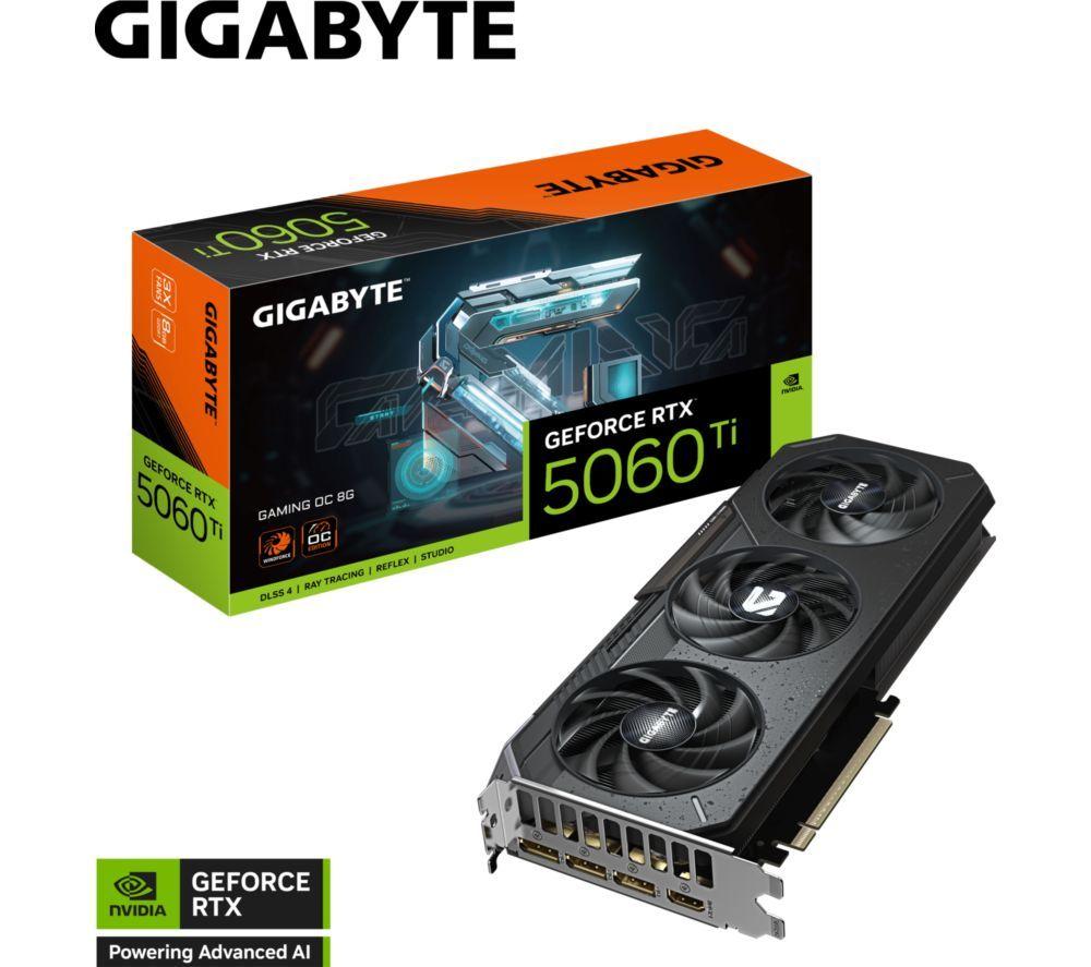 GIGABYTE GeForce RTX 5060 Ti 8 GB GAMING OC Graphics Card image number 9 of 11