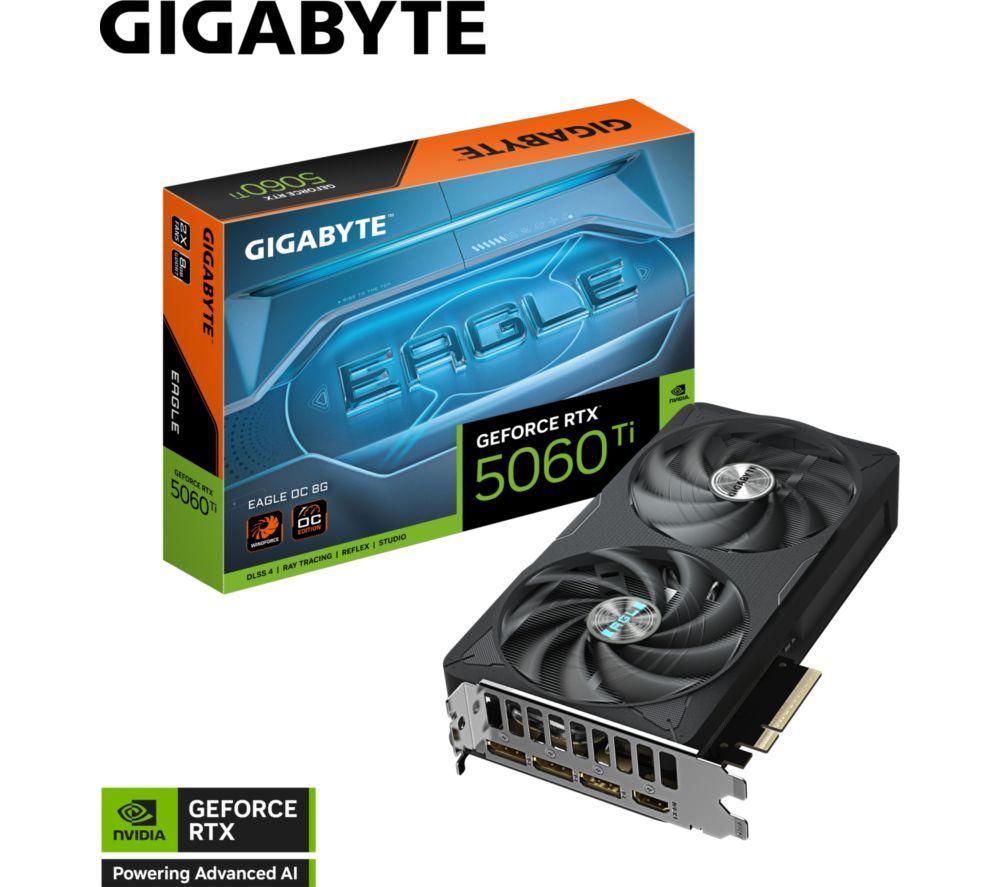 GIGABYTE GeForce RTX 5060 Ti 8 GB Eagle OC Graphics Card image number 8 of 11