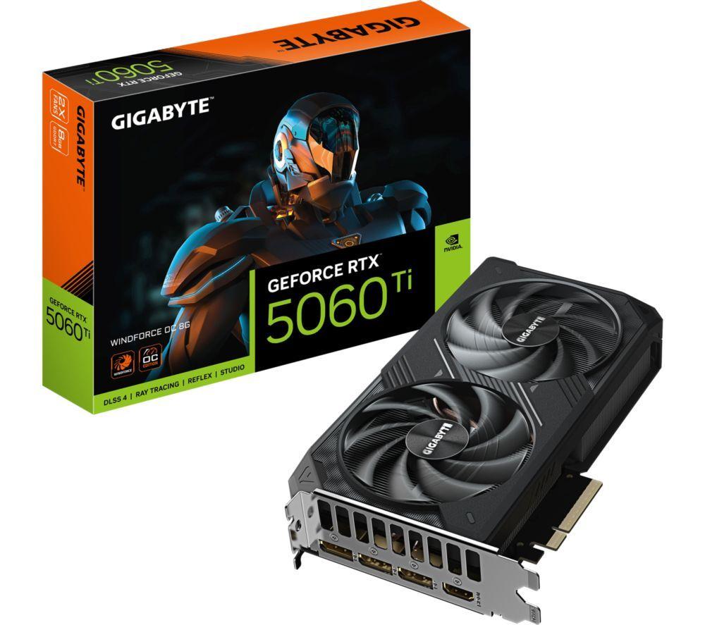 GIGABYTE GeForce RTX 5060 Ti 8 GB WINDFORCE OC Graphics Card image number 6 of 9