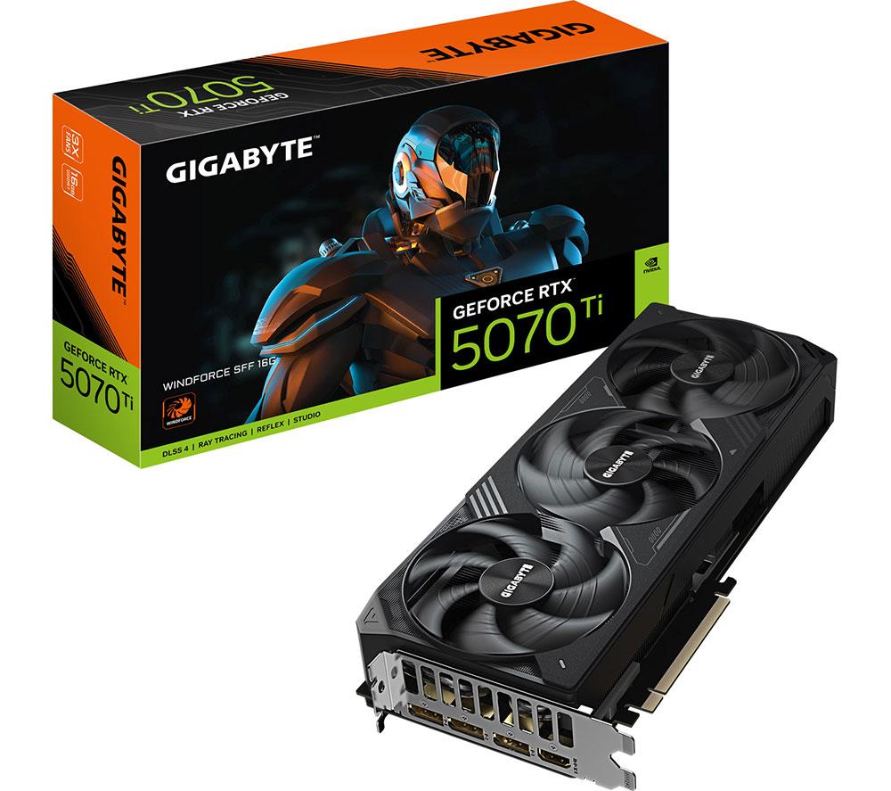 GIGABYTE GeForce RTX 5070 Ti 16 GB WINDFORCE SFF Graphics Card image number 7 of 10