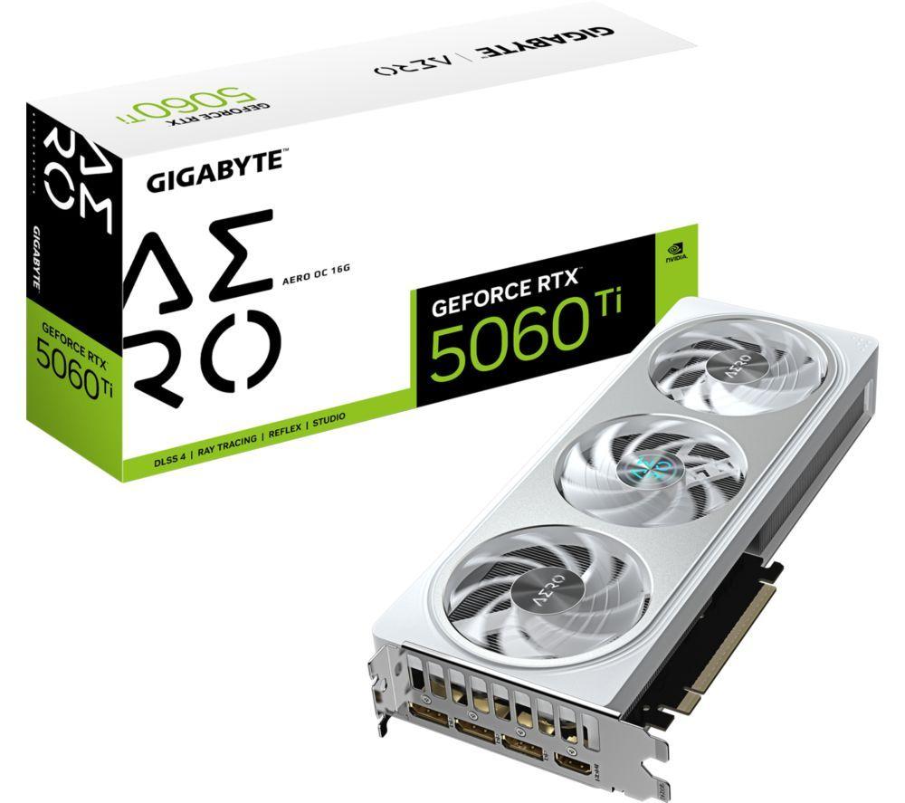 GIGABYTE GeForce RTX 5060 Ti 16 GB AERO OC Graphics Card image number 8 of 11