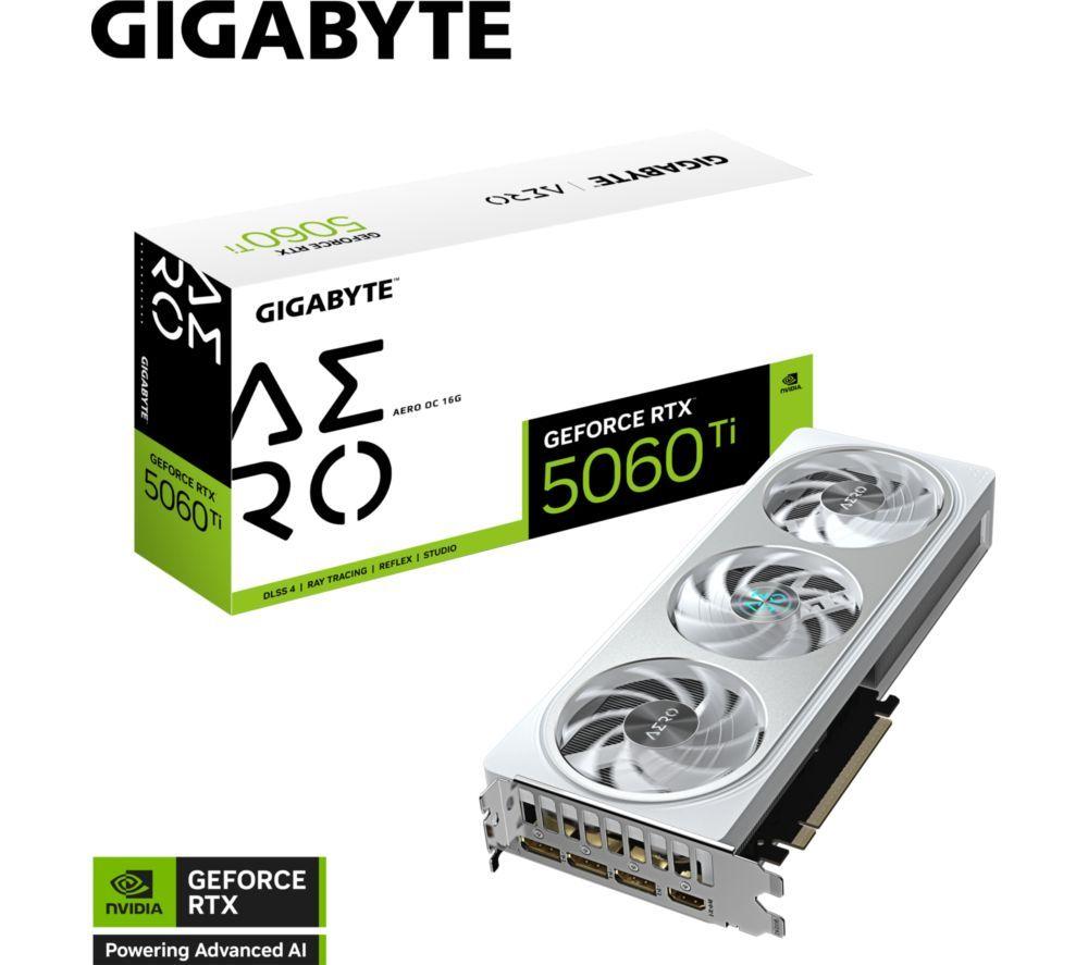 GIGABYTE GeForce RTX 5060 Ti 16 GB AERO OC Graphics Card image number 9 of 11