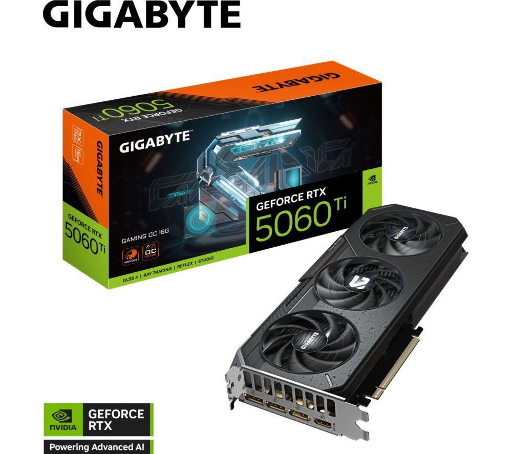 GIGABYTE GeForce RTX 5060 Ti 16 GB GAMING OC Graphics Card image number 8 of 11