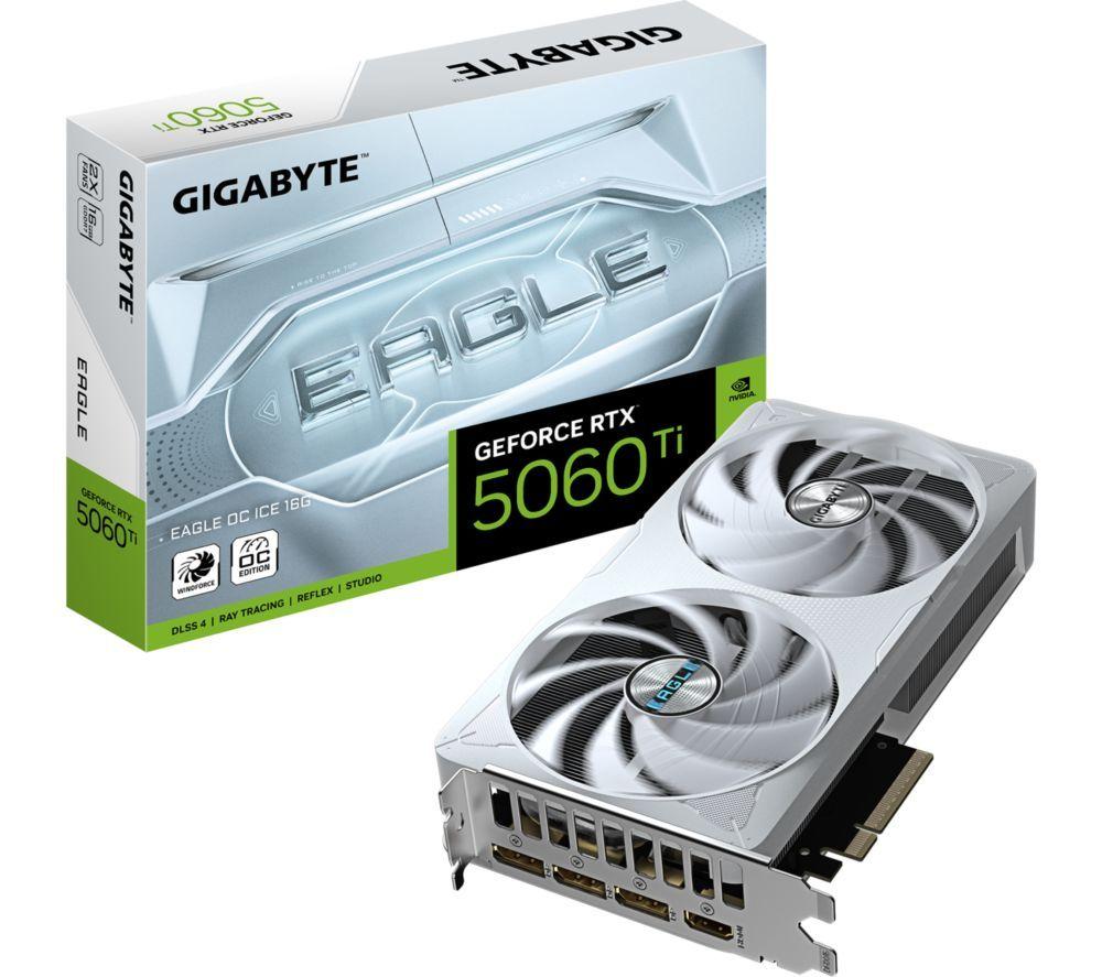 GIGABYTE GeForce RTX 5060 Ti 16 GB Eagle OC ICE Graphics Card image number 7 of 9