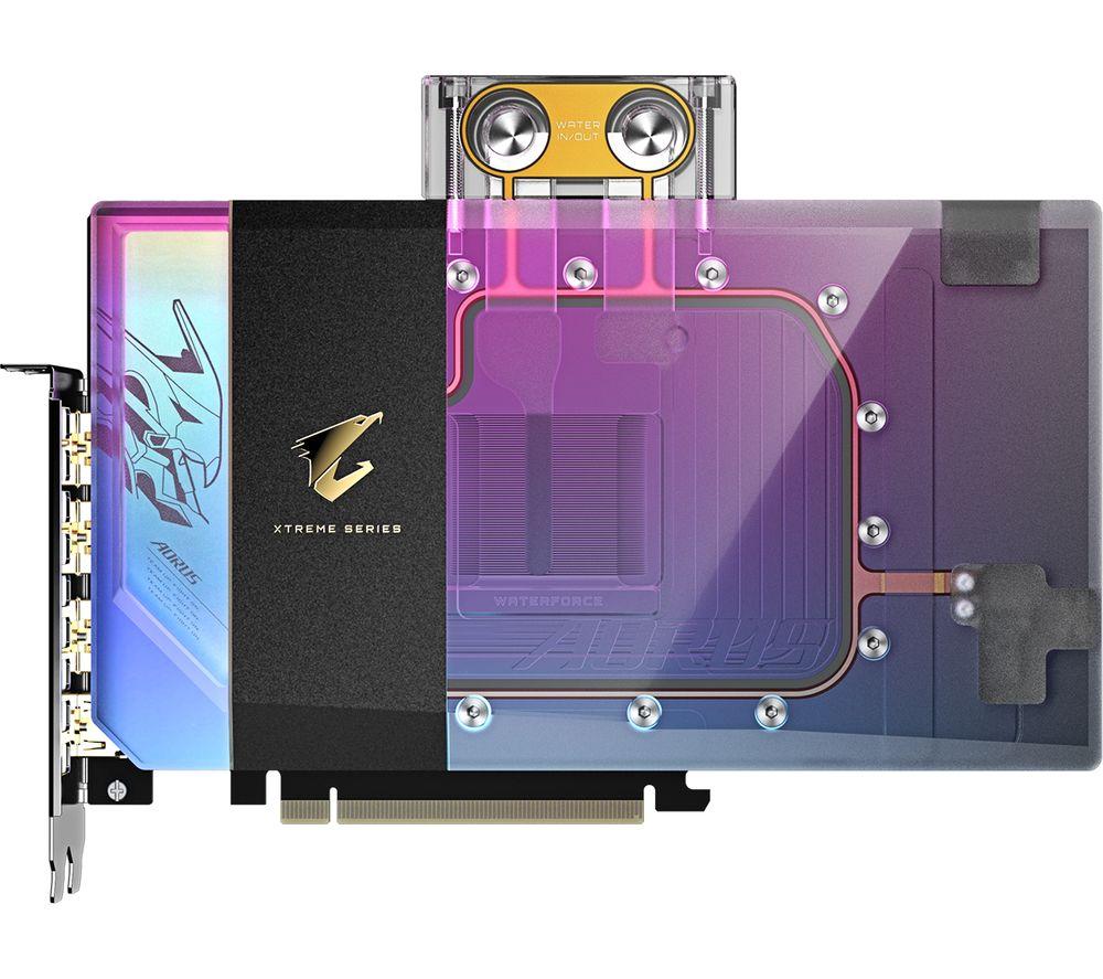 GIGABYTE GeForce RTX 5090 32 GB AORUS XTREME WATERFORCE WB Graphics Card image number 3 of 9
