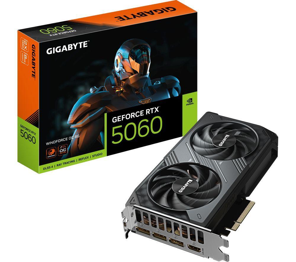 GIGABYTE GeForce RTX 5060 8 GB WINDFORCE OC Graphics Card image number 10 of 10