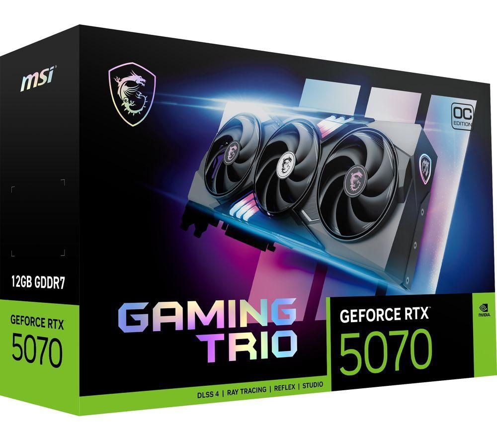 Buy MSI GeForce RTX 5070 12 GB GAMING TRIO OC Graphics Card | Currys