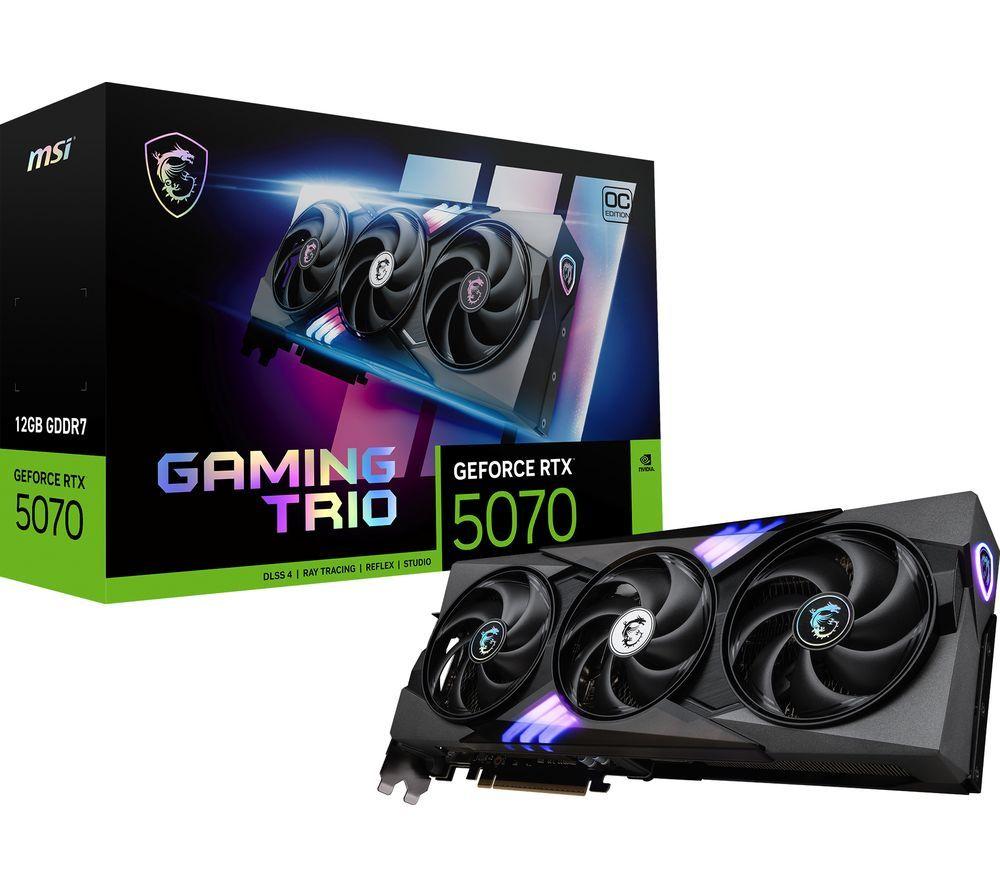 MSI GeForce RTX 5070 12 GB GAMING TRIO OC Graphics Card image number 12 of 12