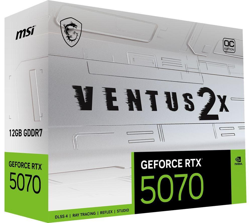 MSI GeForce RTX 5070 12 GB VENTUS 2X OC Graphics Card image number 11 of 12