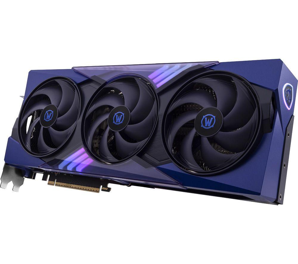 MSI GeForce RTX 5070 12 GB World of Warcraft Midnight Void Edition OC Graphics Card image number 2 of 12