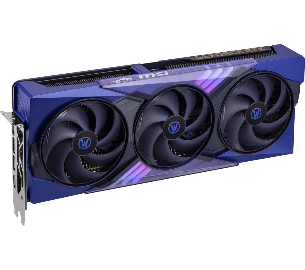 MSI GeForce RTX 5070 12 GB World of Warcraft Midnight Void Edition OC Graphics Card image number 4 of 12