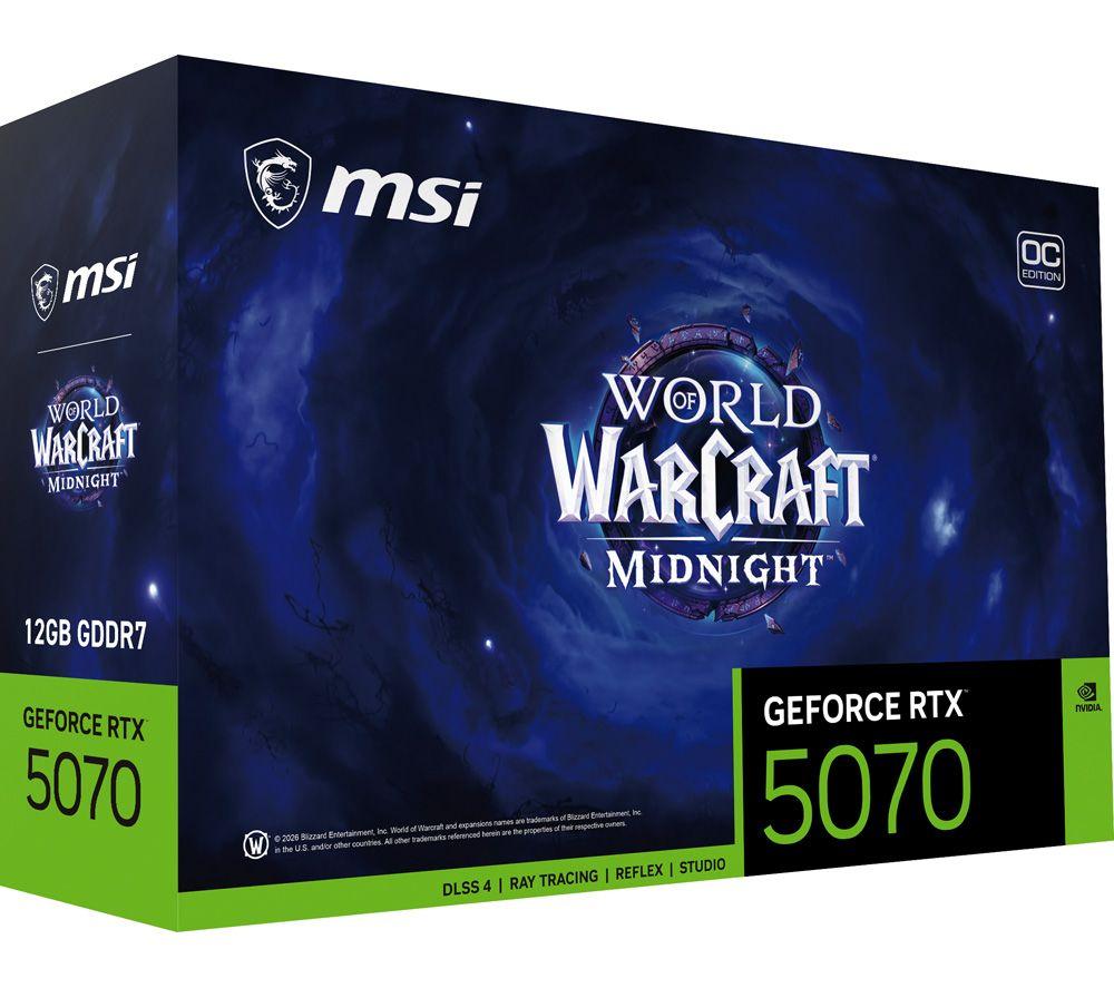 Buy MSI GeForce RTX 5070 12 GB World of Warcraft Midnight Void