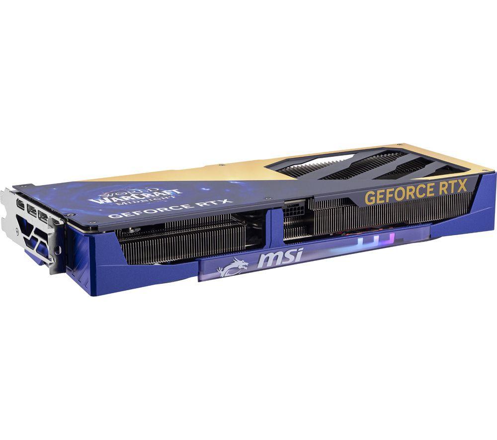 MSI GeForce RTX 5070 12 GB World of Warcraft Midnight Void Edition OC Graphics Card image number 8 of 12