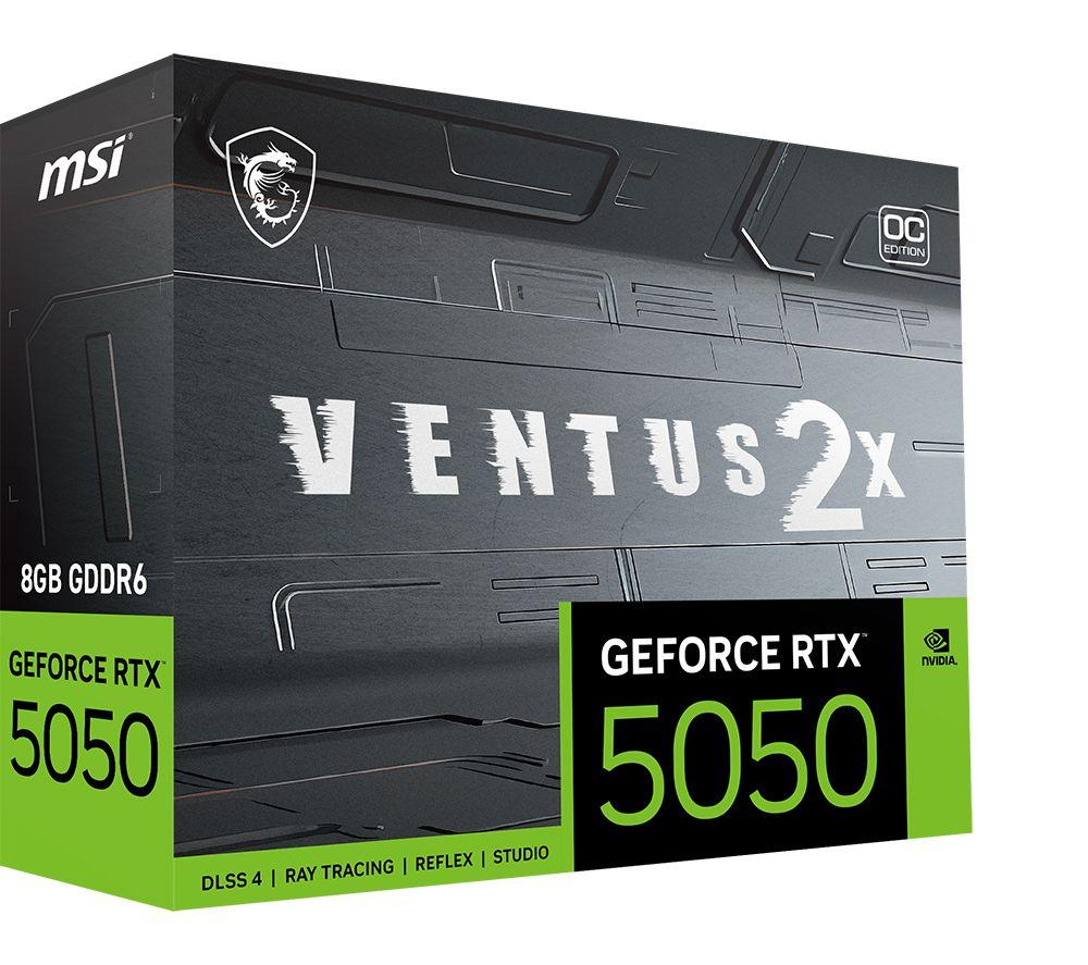 MSI GeForce RTX 5050 8 GB VENTUS 2X OC Graphics Card image number 9 of 11