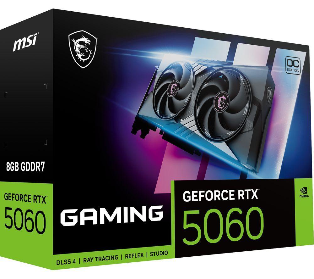 Buy MSI GeForce RTX 5060 8GB GAMING OC Graphics Card | Currys