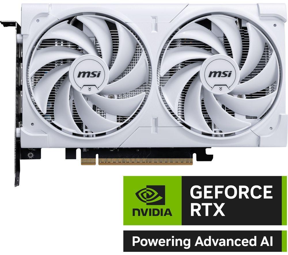 MSI GeForce RTX 5060 8 GB VENTUS 2X OC Graphics Card - White image number 2 of 10