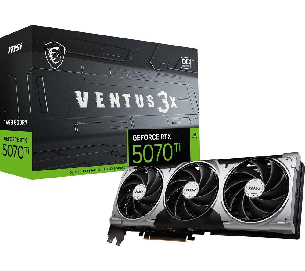 MSI GeForce RTX 5070 Ti 16 GB VENTUS 3X OC Graphics Card image number 10 of 11