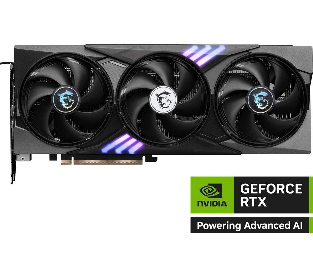 MSI GeForce RTX 5060 Ti 16 GB Gaming TRIO OC Graphics Card - Black image number 2 of 9