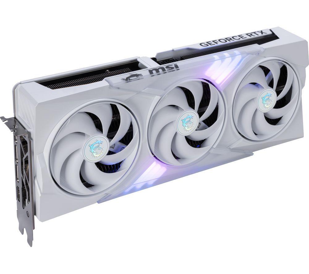 MSI GeForce RTX 5080 16 GB GAMING TRIO OC Graphics Card - White image number 4 of 10