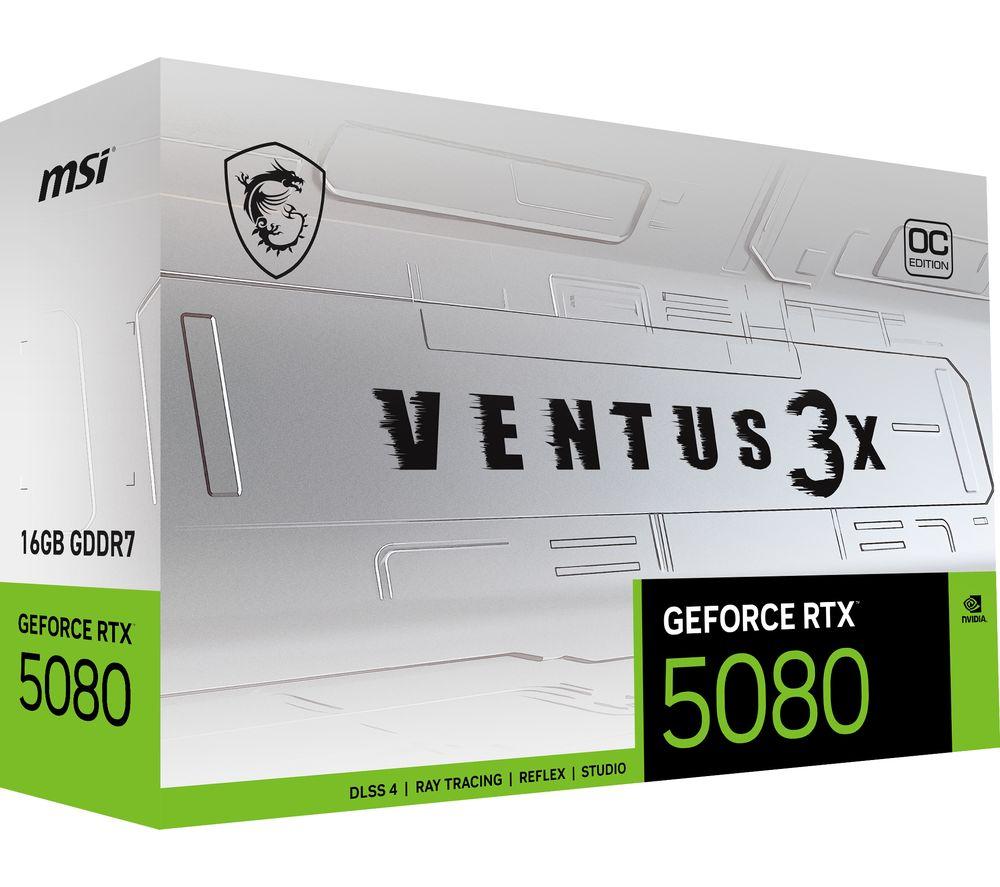 MSI GeForce RTX 5080 16 GB VENTUS 3X OC Graphics Card image number 13 of 13