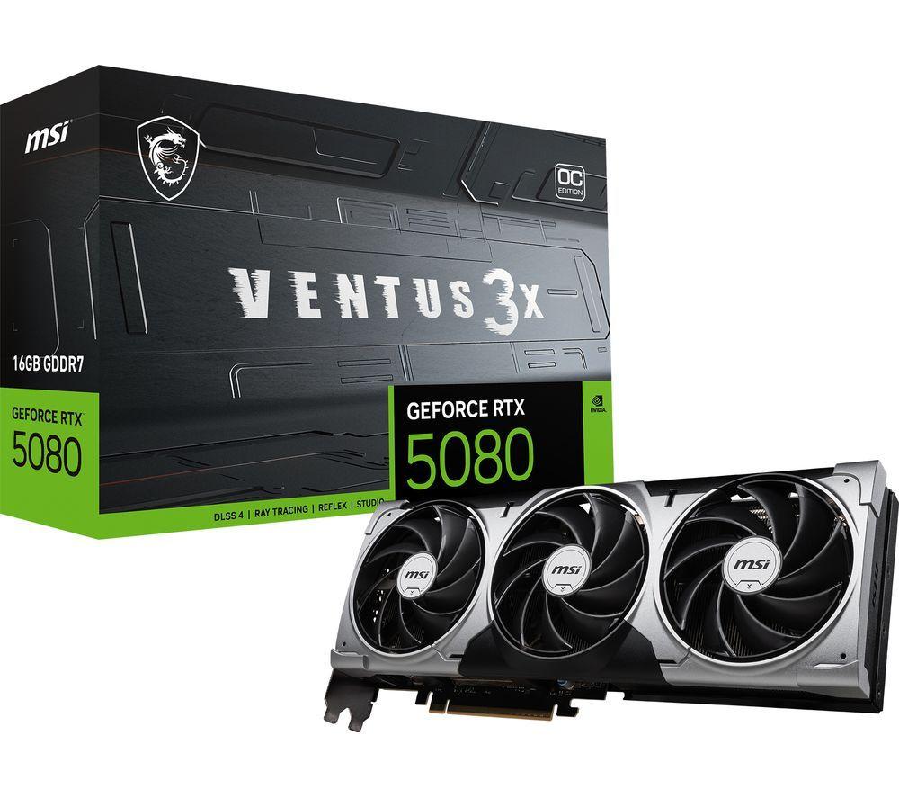 MSI GeForce RTX 5080 16 GB VENTUS 3X OC Graphics Card image number 12 of 12