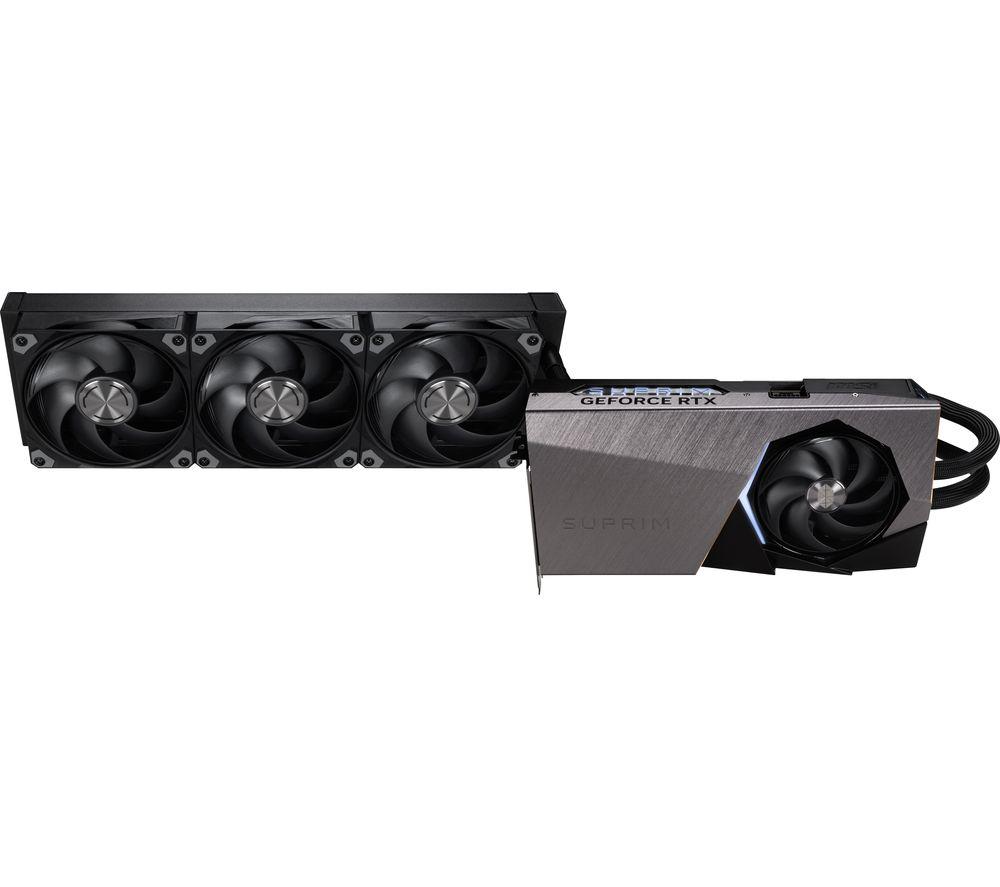 MSI GeForce RTX 5090 32 GB SUPRIM LIQUID SOC Graphics Card image number 2 of 9