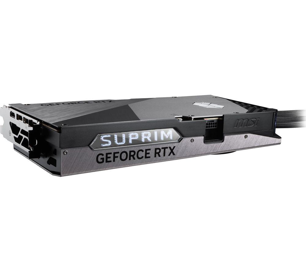 MSI GeForce RTX 5090 32 GB SUPRIM LIQUID SOC Graphics Card image number 8 of 9