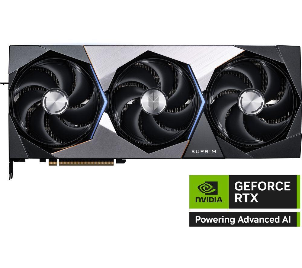 MSI GeForce RTX 5090 32 GB SUPRIM SOC Graphics Card image number 4 of 11
