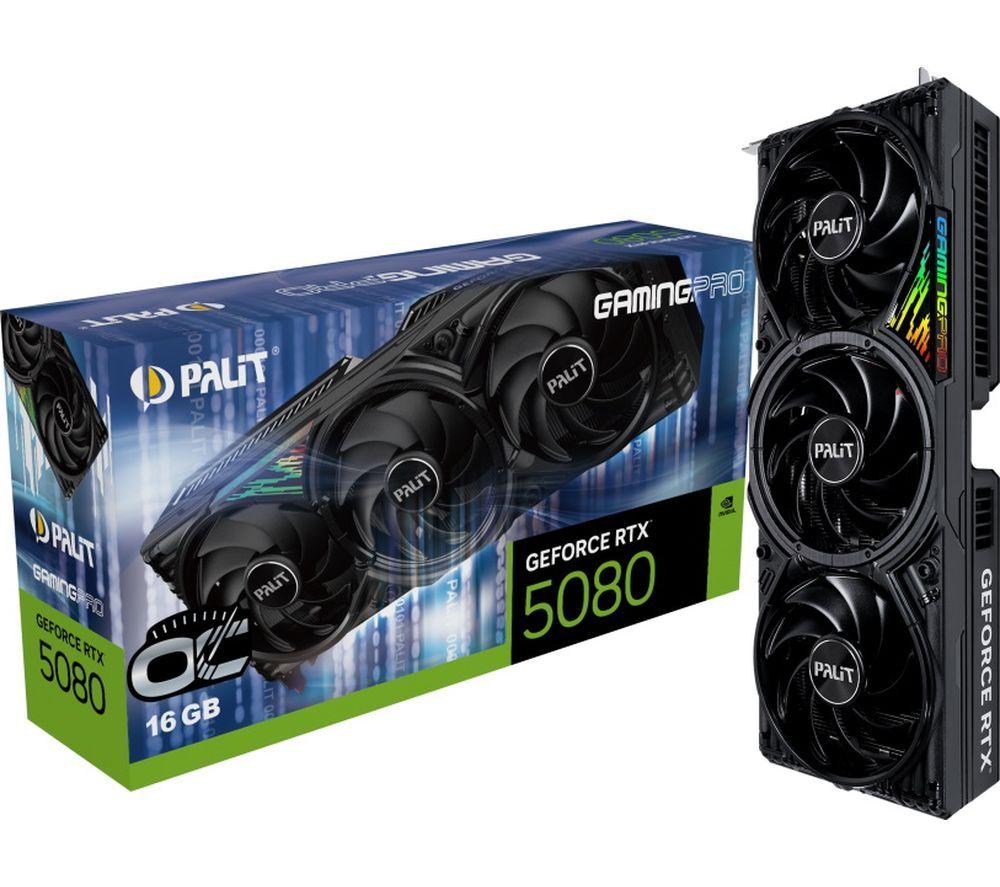 PALIT GeForce RTX 5080 16 GB GamingPro OC Graphics Card image number 2 of 5
