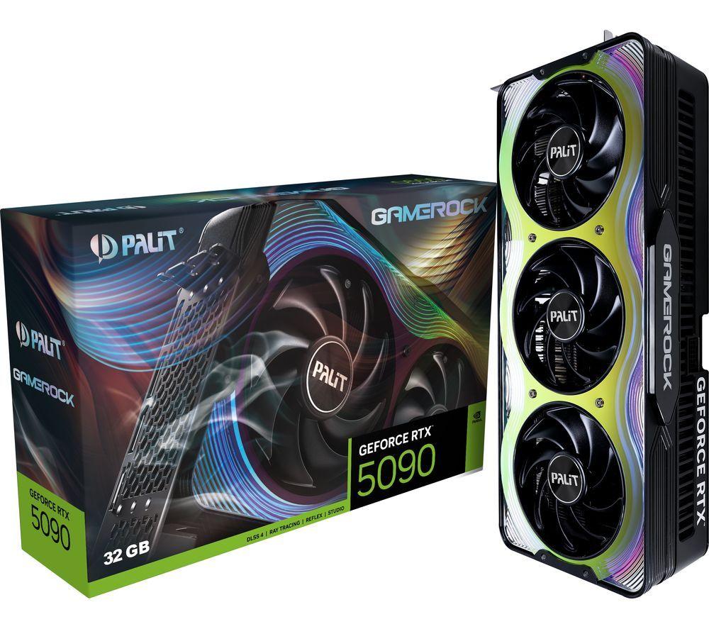 PALIT GeForce RTX 5090 32 GB GameRock Graphics Card image number 2 of 5