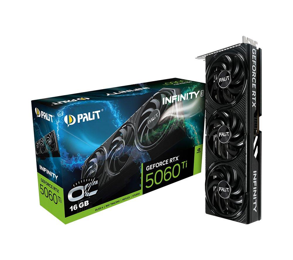 PALIT GeForce RTX 5060 Ti 16 GB Infinity 3 OC Graphics Card