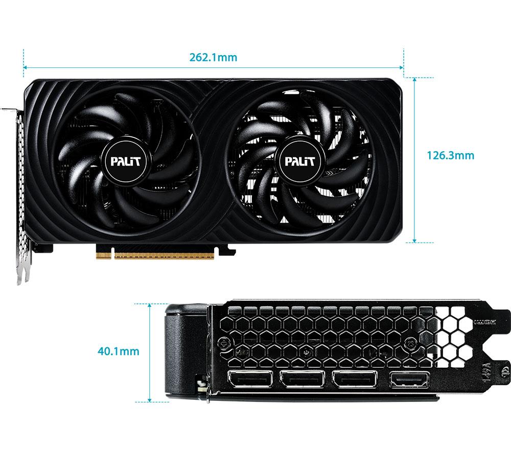 PALIT GeForce RTX 5060 8 GB Dual OC Graphics Card image number 9 of 11