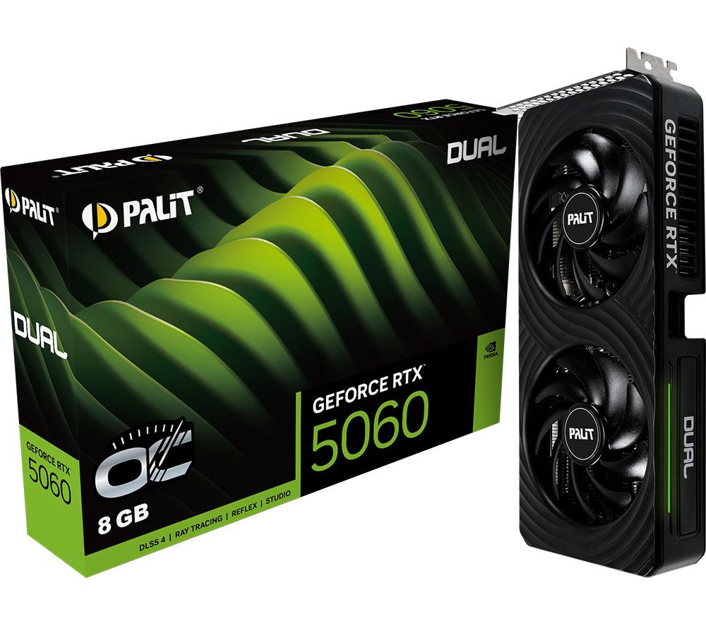 PALIT GeForce RTX 5060 8 GB Dual OC Graphics Card image number 10 of 11