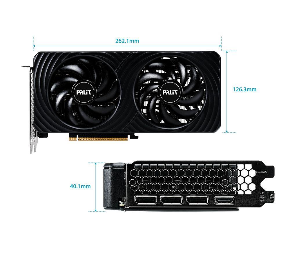 PALIT GeForce RTX 5060 8 GB Dual Graphics Card image number 9 of 11