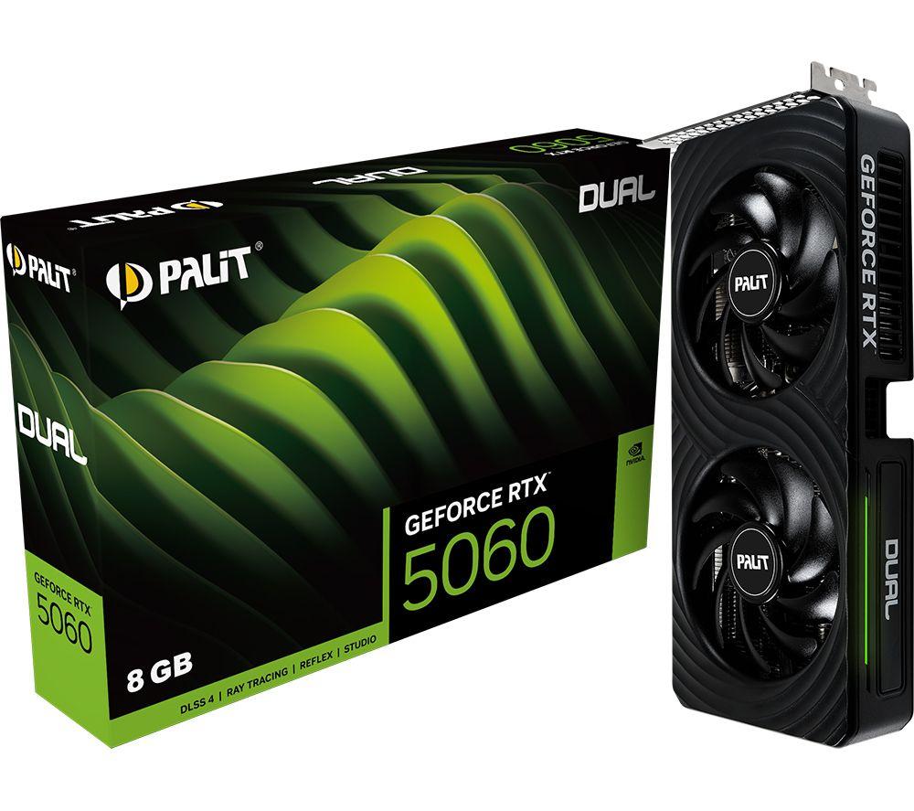 PALIT GeForce RTX 5060 8 GB Dual Graphics Card image number 10 of 11