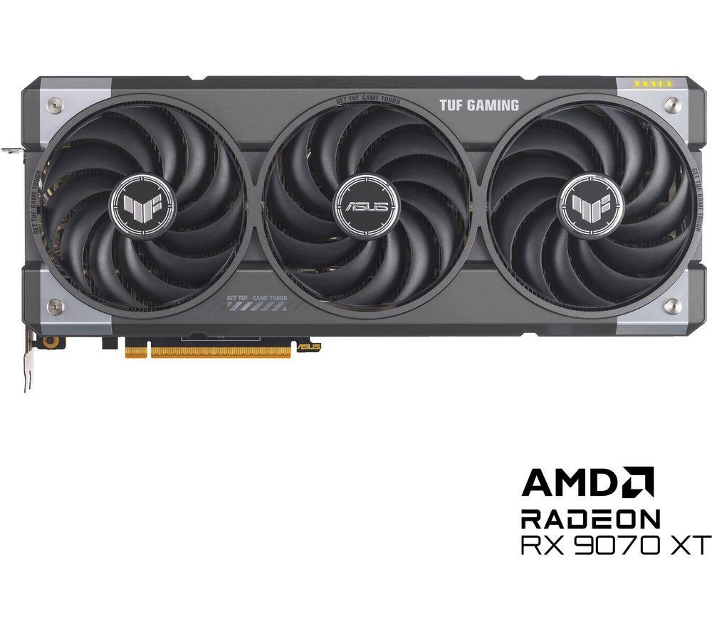 ASUS Radeon RX 9070 XT 16 GB TUF Gaming OC Graphics Card image number 2 of 13