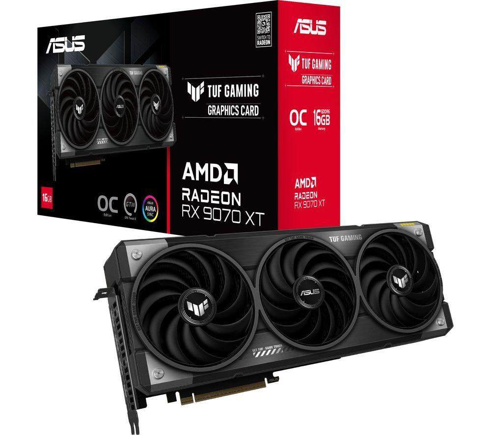 ASUS Radeon RX 9070 XT 16 GB TUF Gaming OC Graphics Card image number 12 of 13