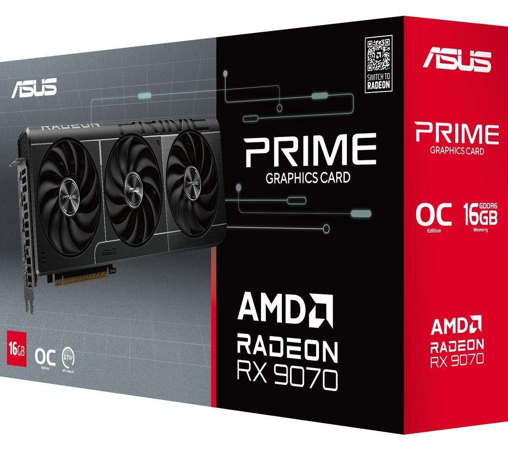 ASUS Radeon RX 9070 16 GB Prime OC Graphics Card image number 11 of 13