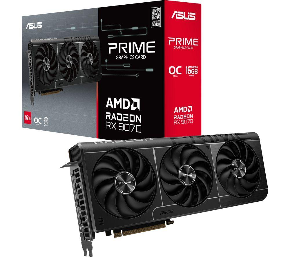ASUS Radeon RX 9070 16 GB Prime OC Graphics Card image number 12 of 13