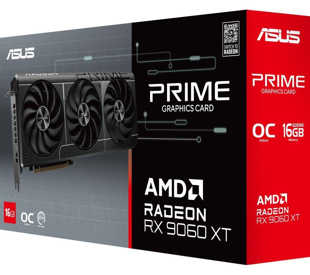 ASUS Radeon RX 9060 XT 16 GB Prime OC Graphics Card image number 12 of 17