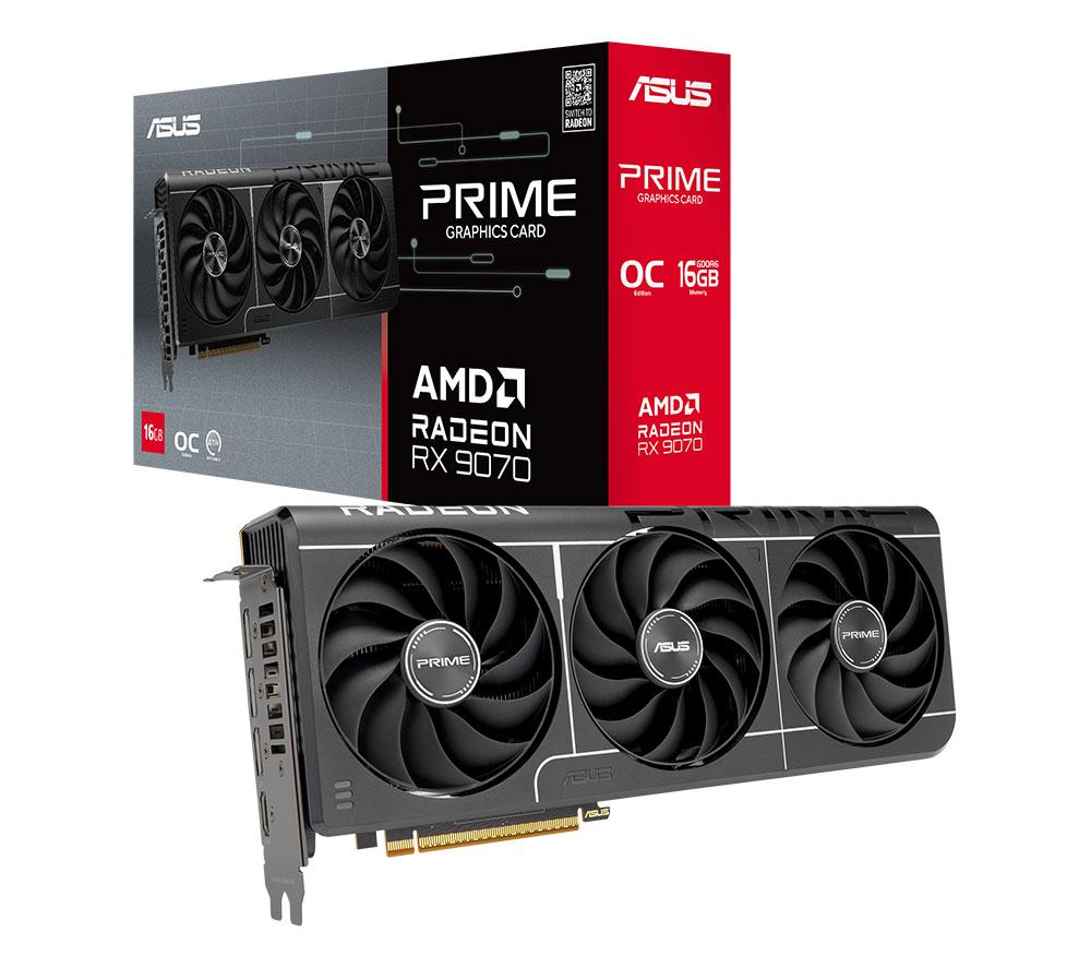 ASUS Radeon RX 9070 16 GB PRIME EVO OC Edition Graphics Card image number 13 of 14