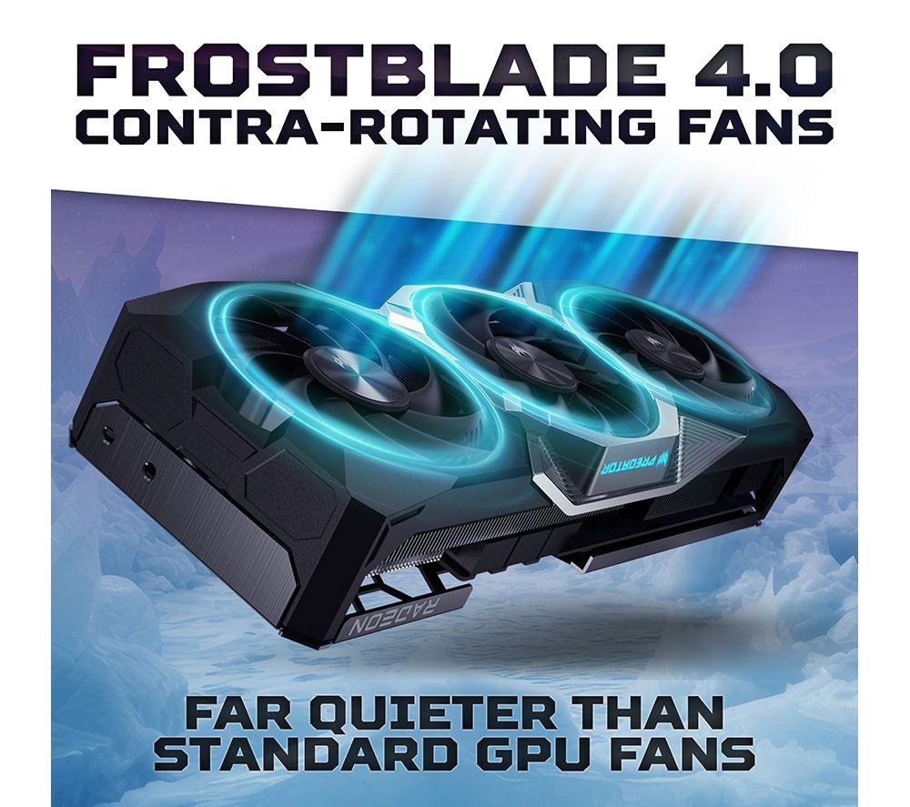 ACER Radeon RX 9070 XT 16 GB Predator BiFrost OC Graphics Card image number 4 of 9