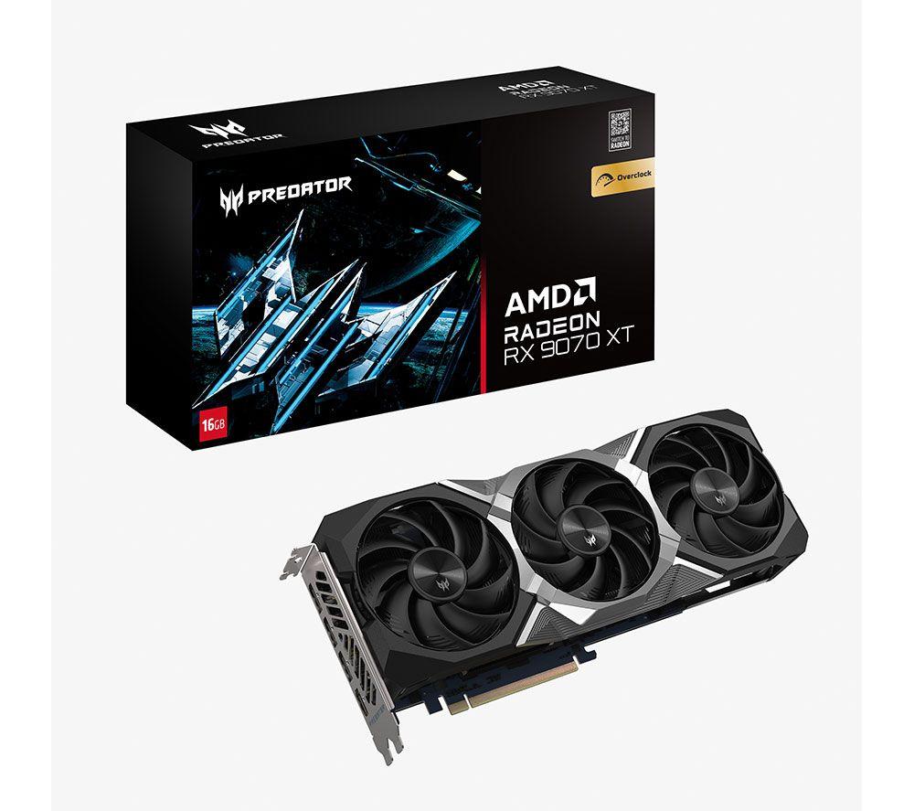 ACER Radeon RX 9070 XT 16 GB Predator BiFrost OC Graphics Card image number 9 of 9