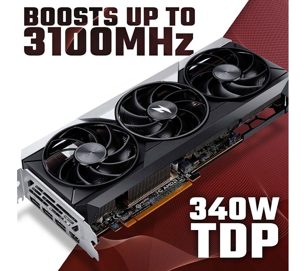ACER Radeon RX 9070 XT 16 GB OC Nitro Graphics Card image number 3 of 8