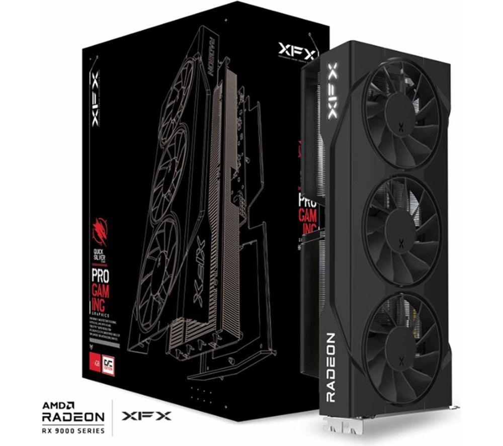 XFX Radeon RX 9060 XT 16 GB Swift Triple Fan OC Card image number 3 of 8
