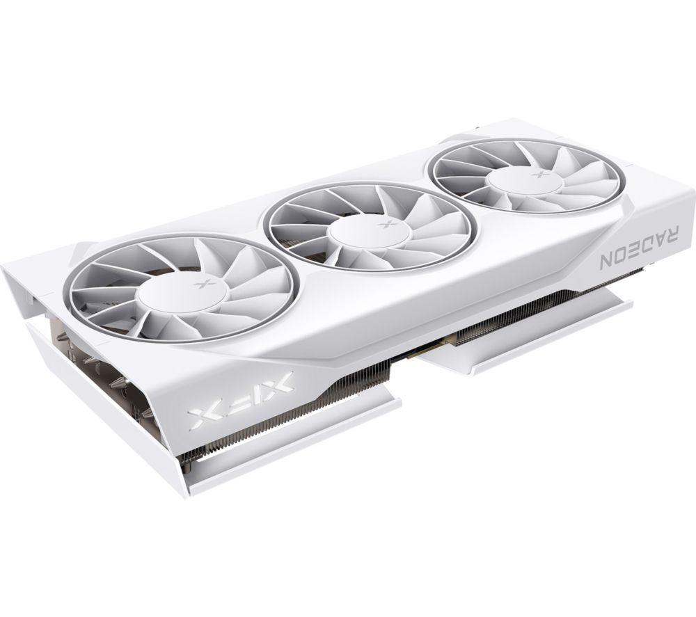 XFX Radeon RX 9060 XT 16 GB Swift Triple Fan OC Card - White image number 3 of 8